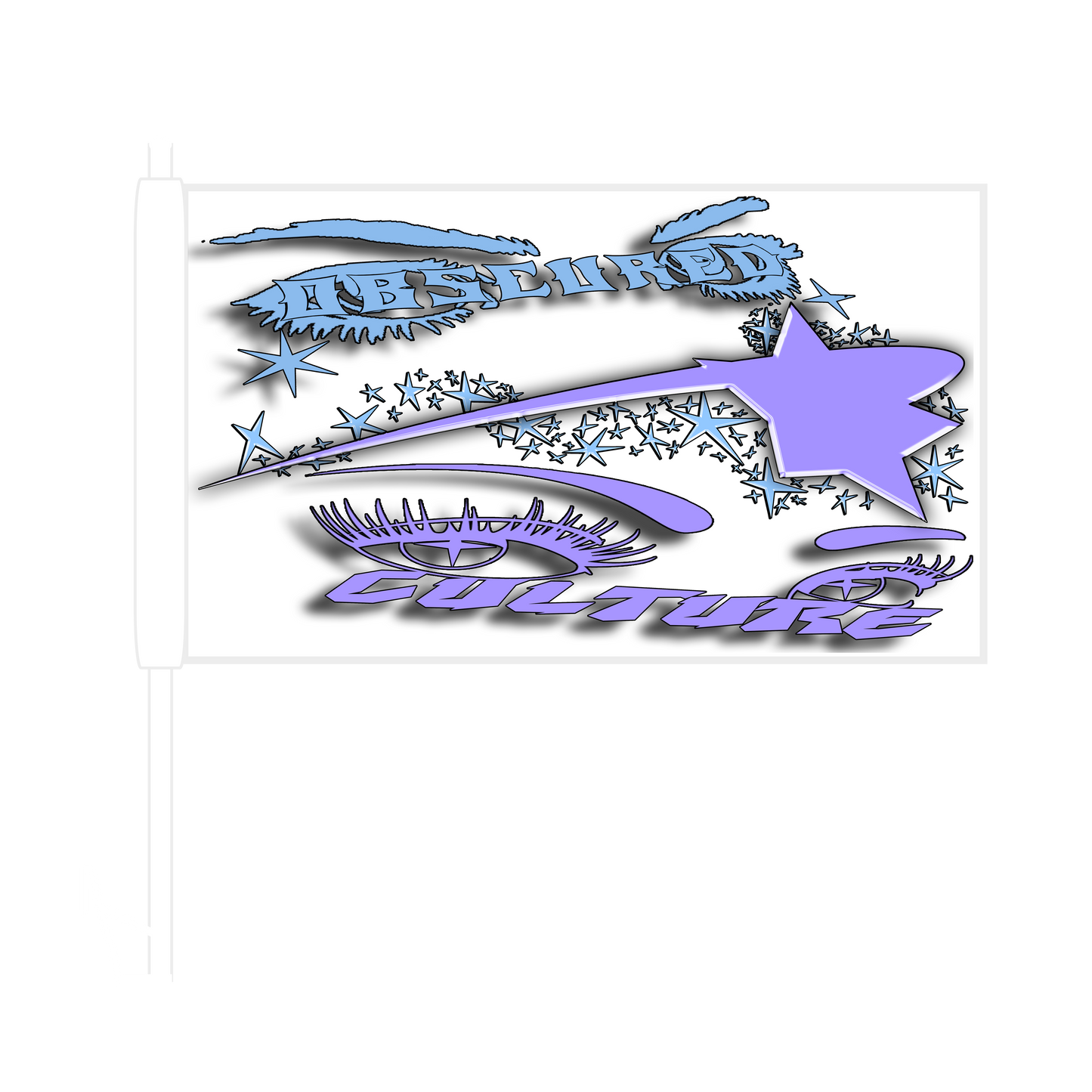 Obscured Vision Window Flag (PRE ORDER)