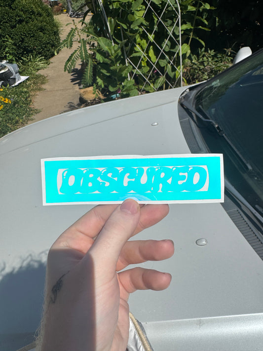 Bubble Box Logo Sticker